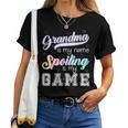 Grandma Is My Name Spoiling Is My Game Special Women T-shirt
