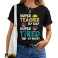 Super Hero Teacher Superheroes Women T-shirt