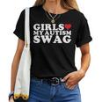 Girls Love My Autism Swag | Girls Love My Swag Funny Autism Women T-shirt