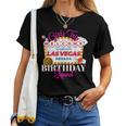Girls Trip Las Vegas Nevada Birthday Squad Party Vacation Women T-shirt