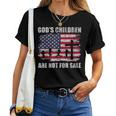 Gods Children Are Not For Sale Christ Christian Vintage Women T-shirt Crewneck Short Sleeve Graphic