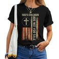 God's Children Are Not For Sale Usa Flag Idea Quote Women T-shirt