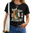 Groovy Halloween Read More Books Cute Boo Student Teacher Women T-shirt