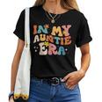 Groovy Retro In My Auntie Era Cool For Aunts Women T-shirt