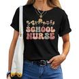 Groovy School Nurse Appreciation Week Back To School Women T-shirt