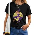 Halloween Pinup Girl Witch Vintage Costume Girls Ns Women T-shirt