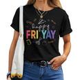 Happy Fri Yay Teacher Friday Women T-shirt