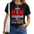 I'm A Mom Grandma And A Veteran Female Veteran Grandmother Women T-shirt
