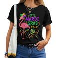 Its Mardi Gras Yall Jester Flamingo Fat Tuesday Parades Women T-shirt