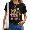 Be Kind Sign Language Hand Talking Lgbt Flag Gay Pride Women T-shirt
