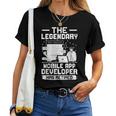 The Legendary Mobile App Developer Has Retired Women T-shirt