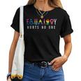 Lgbt Equality Hurts No One Pride Human Rights Men Women Kids Pride Month s Women T-shirt Crewneck