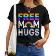Lgbtq Free Mom Hugs Gay Pride Lgbt Rainbow Women Women T-shirt