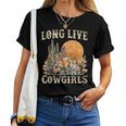 Long Live Howdy Rodeo Western Country Cowgirls Graphic Women T-shirt