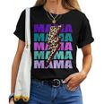 Mama Leopard Lightning Bolt For Women T-shirt