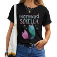 Mermaid Sorella Italian Sister Mermaid Lover Women T-shirt