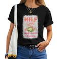 MILF Man I Love Flamingo Pink Flamingos On Flower Lover Flamingo Women T-shirt MILF Man I Love Flamingo Pink Flamingos On Flower Lover Flamingo Women T-shirt