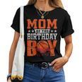 Mom Basketball Birthday Boy Family Baller B-Day Party Women T-shirt