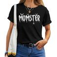 Momster Couple Matching Family Mom Dad Halloween Party Women T-shirt