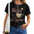 Mother Of The Groom Wedding Party Pretty Floral Women T-shirt