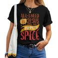 All I Need Is Jesus Christ And Pumpkin Spice Latte Fall Yall Latte Women T-shirt