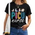 Picu Nurse Pediatric Unicorn Nurse Appreciation Nursing Women T-shirt