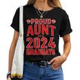 Proud Aunt Of A Class Of 2024 Graduate Senior Graduation Women T-shirt
