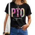 Pto Squad Tie Dye Back To School Appreciation Women T-shirt