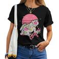 Puerto Rico Coqui Frog Floral Graphic Women T-shirt