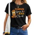 Pumpkin Spice And Jesus Christ Coffee Lovers Women T-shirt