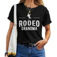Rodeo Grandma Cowgirl Wild West Horsewoman Ranch Lasso Boots Women T-shirt