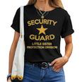Security Guard Little Sister Protection Sibling Back Women T-shirt