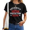Security Little Sister Protection Squad Bday Party Women T-shirt