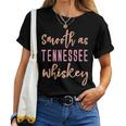 Smooth As Tennessee Whiskey Bride Bridesmaid Bridal Cowgirl Women T-shirt