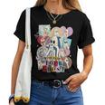 In My Spooky Era Groovy Hippie Halloween Ghost Women T-shirt