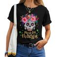 Sugar Skull Day Of The Dead Dia De Los Muertos Women Women T-shirt
