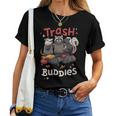 Trash Buddies Animal Best Friends Women T-shirt