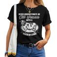 Never Underestimate An Old Woman With A Flock Of Cows Women T-shirt