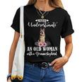 Never Underestimate An Old Woman With German Sheperd Women T-shirt