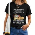 Never Underestimate A Woman With Crocheting Skill Women T-shirt