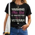 Veteran Girl Usa Veterans Day Us Army Veteran Women Women T-shirt