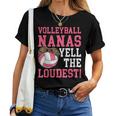 Volleyball Nana Grandma Nana Of A Volleyball Player Women T-shirt