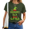The Mommy Elf Matching Group Christmas Costume Women T-shirt