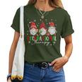 Ot Nurse Occupational Therapy Gnomies Christmas Xmas Pajama Women T-shirt