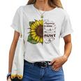 Aunt Happiness Is Being An Sunflower Women T-shirt