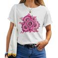 Breast Cancer Awareness Ribbon Sunflower Breast Cancer Women T-shirt