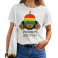 Celebrate Junenth Freeish Since 1865 Black Women White 1865 Women T-shirt