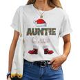 Auntie Claus Family Matching Ugly Christmas Sweater Women T-shirt