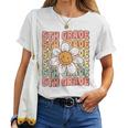 Groovy 5Th Grade Back To School First Day Of Fifth Grade Women T-shirt