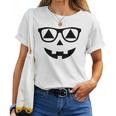 Jack O Lantern Pumpkin Face Sunglasses Halloween Boys Girls Women T-shirt
